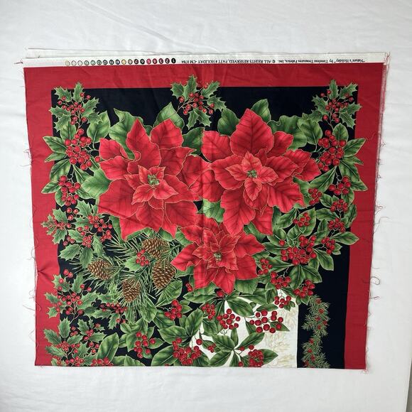 Nature's Holiday by Timeless Treasures Fabrics, Inc. Piece of fabric to craft. - Picture 2 of 6